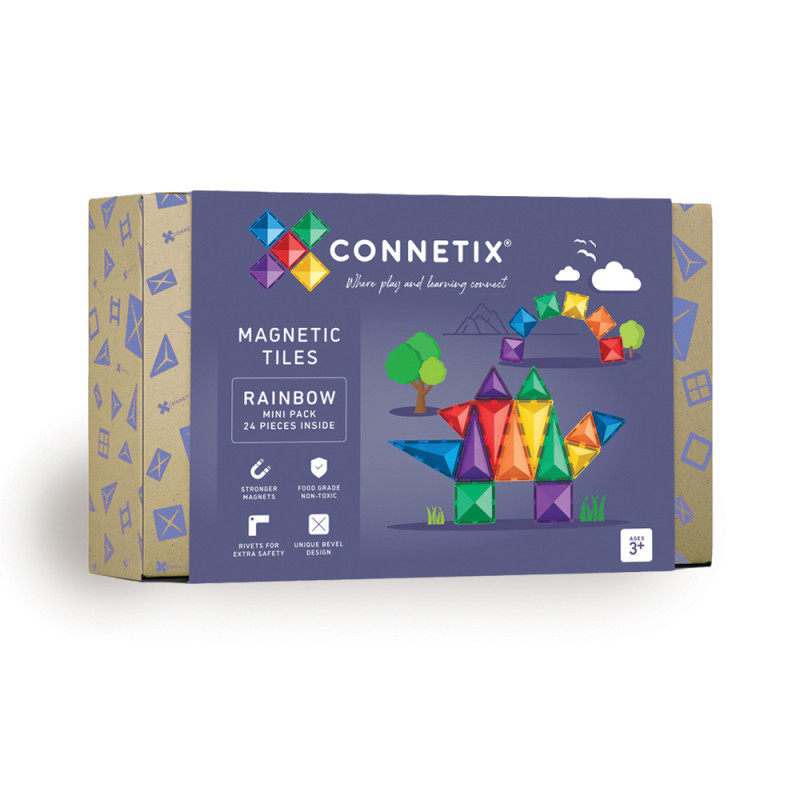 Magnetická stavebnica CONNETIX® Rainbow Mini Pack 24 ks