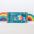 Magnetická stavebnica CONNETIX® Rainbow Rectangle Pack 18 ks