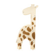 Rastúca učiaca veža s krásnym motívom žirafy s nastaviteľnou výškou schodíka