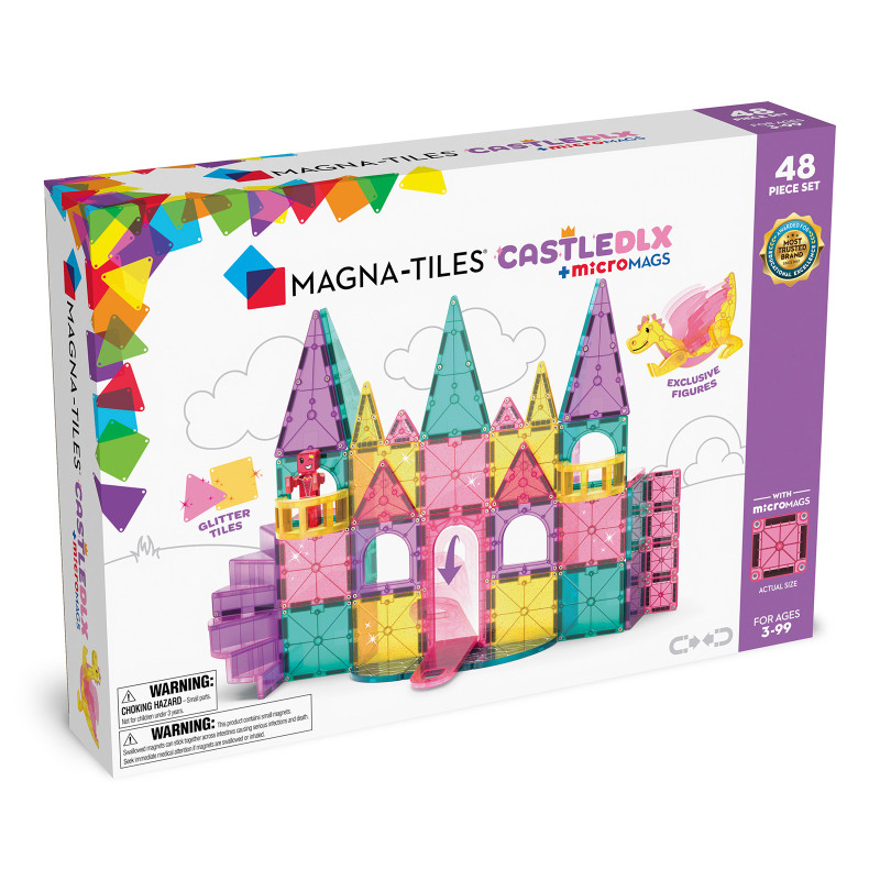 Magnetická stavebnica MAGNA-TILES® Castle DLX 48 ks