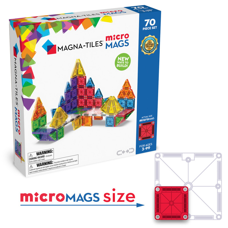 Magnetická stavebnica MAGNA-TILES® microMAGS Deluxe Set 70 ks