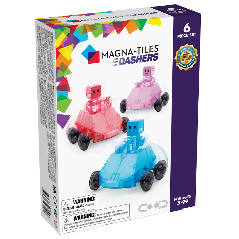 Magnetická stavebnica MAGNA-TILES® Dashers 6 ks