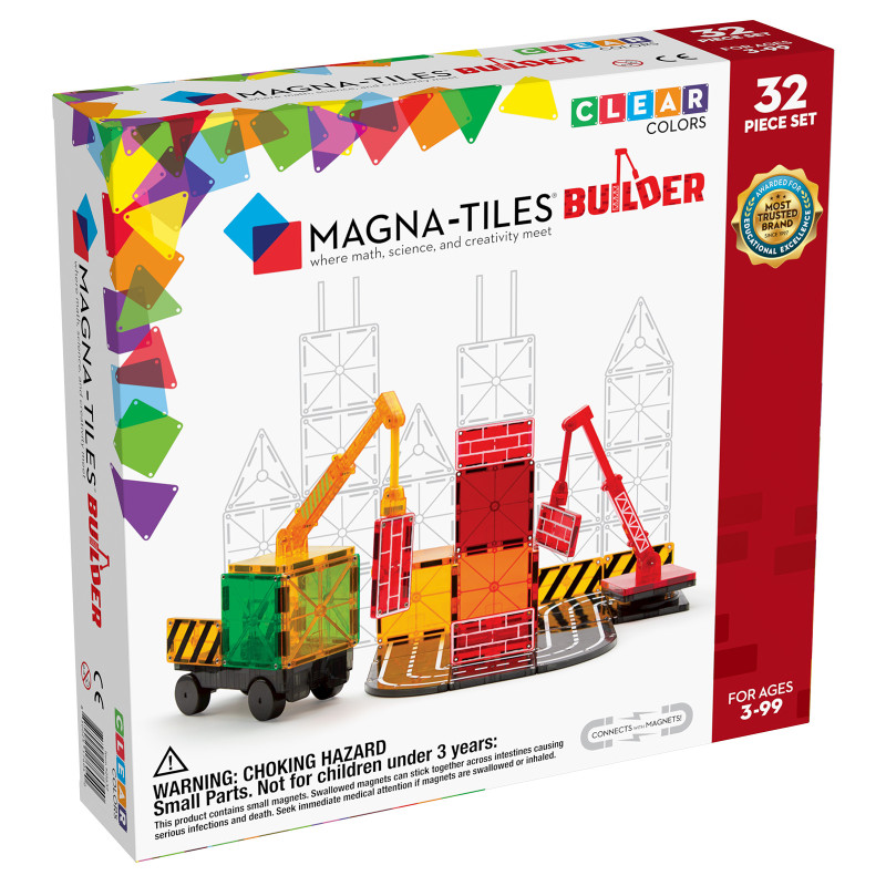 Magnetická stavebnica MAGNA-TILES® Builder 32 ks