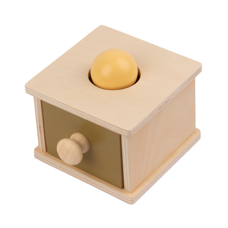 Montessori krabička s guličkou - Joybex