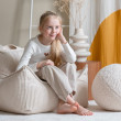 Detské kreslo sedací vak Wigiwama® - Marshmallow Beanbag Chair