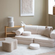 Sedacia súprava Wigiwama® Cream White Settee