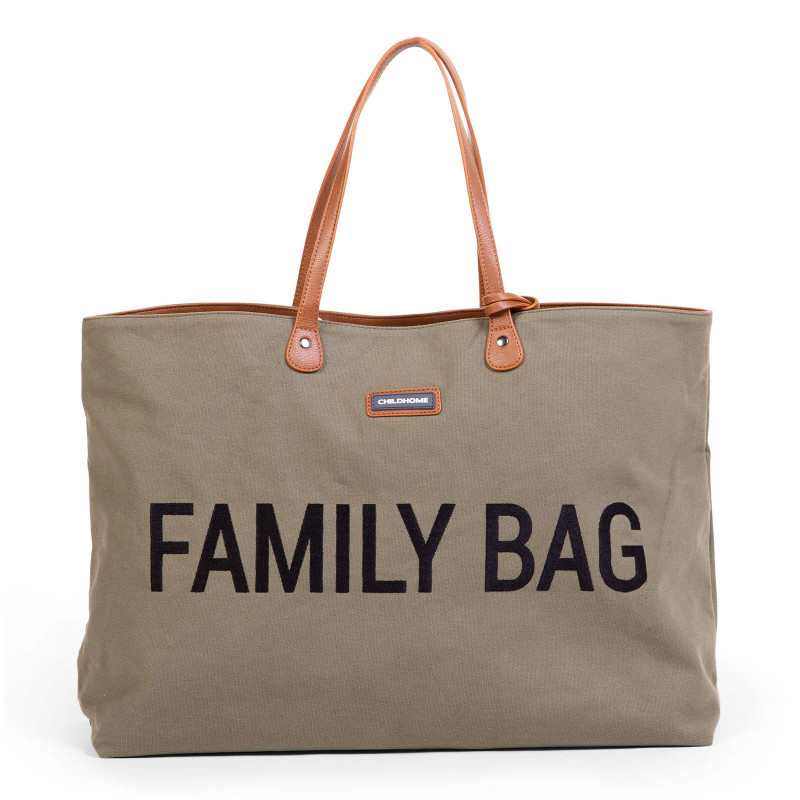 Childhome prebaľovacia taška Family Bag canvas khaki