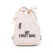 Childhome detský ruksak My First Bag teddy off white