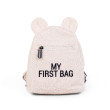 Childhome detský ruksak My First Bag teddy off white