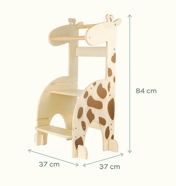 Učiaca veža žirafa rozmery