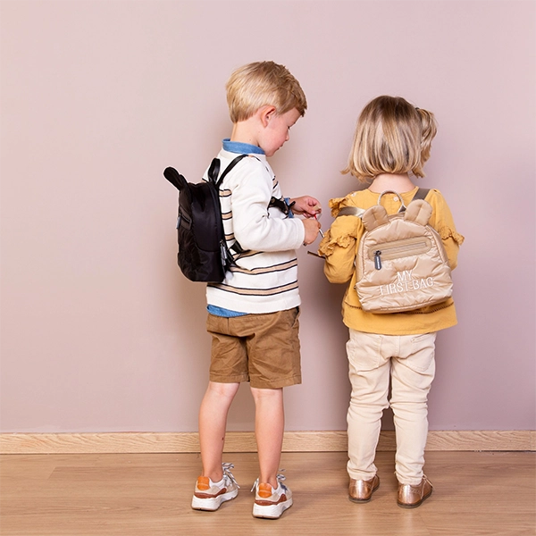 Childhome detský ruksak My First Bag puffered beige