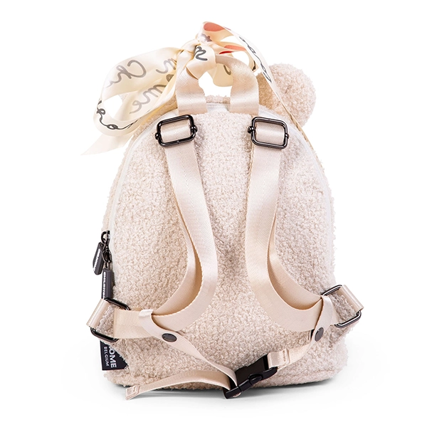 Childhome detský ruksak My First Bag teddy off white