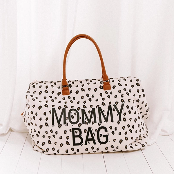 Childhome prebaľovacia taška Mommy Bag canvas leopard